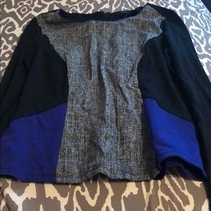 Ann Taylor blocked color blouse